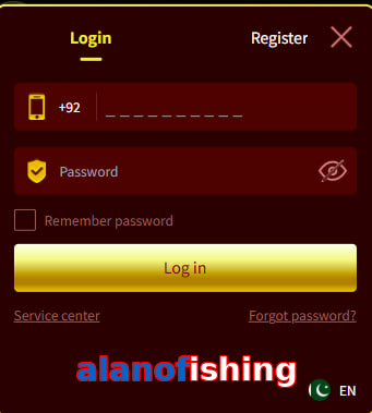 Alanofishing login preview